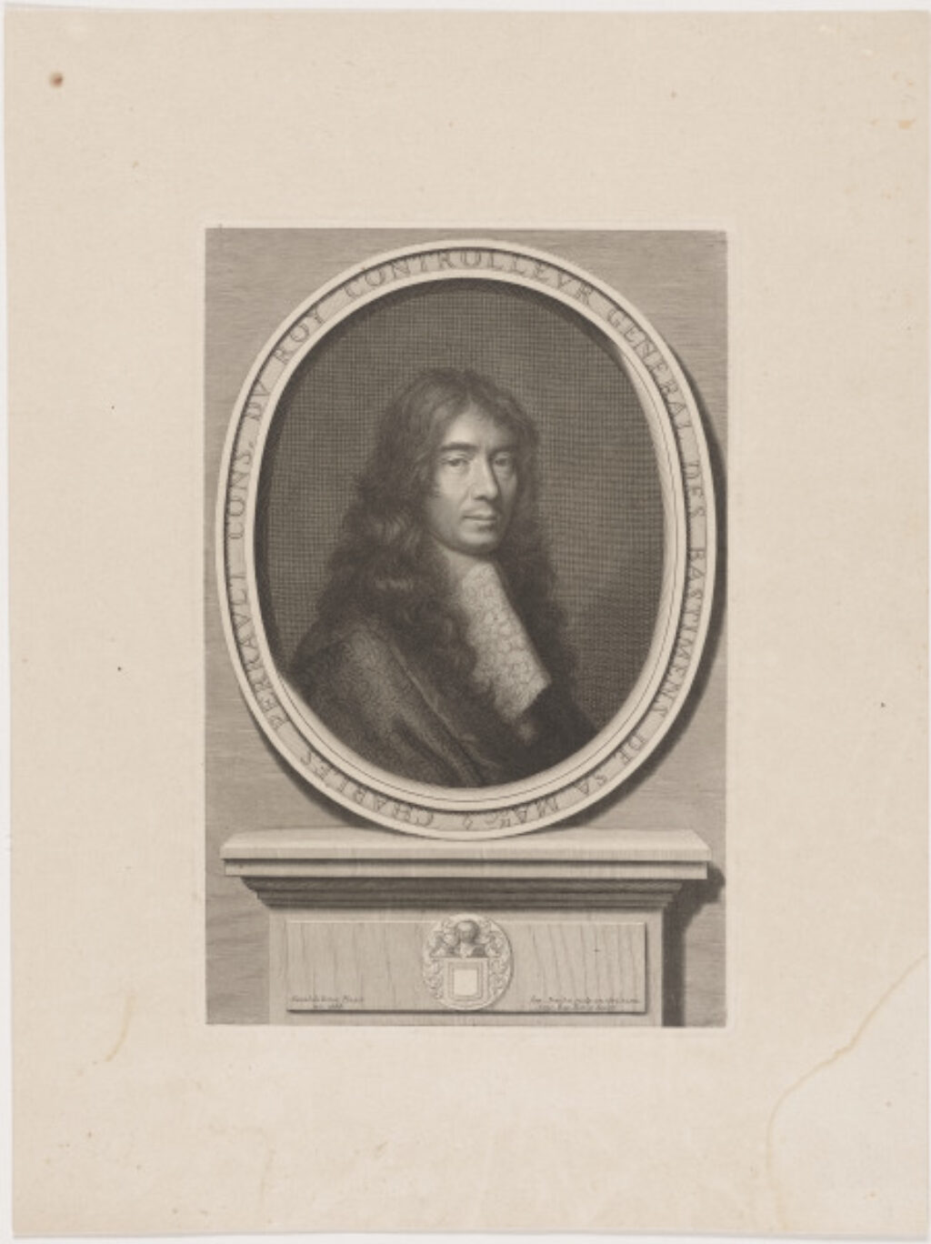 Charles Perravlt Cons. Dv Roy Controllevr General Des Bastimens De Sa Mate After Charles LeBrun, (1619-1690) - Image 1