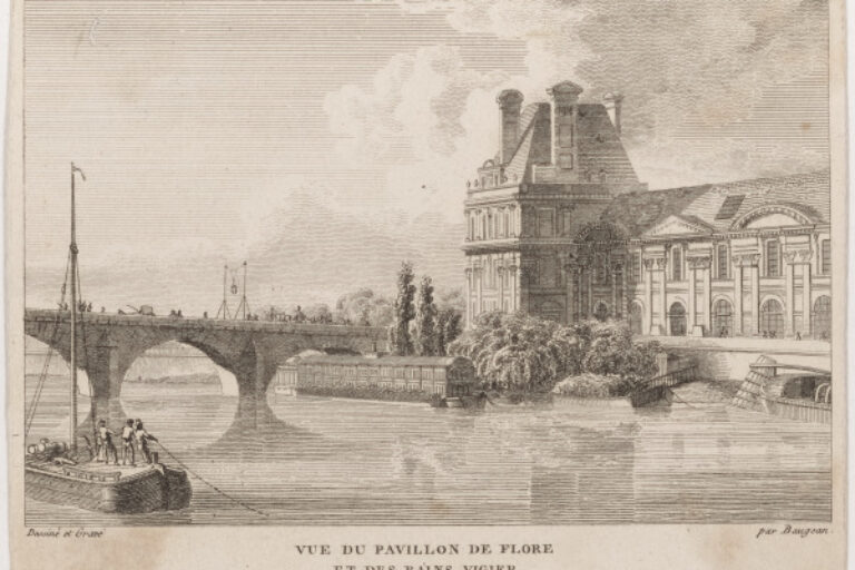 Vue du Pavillon de Flore et des Bains Vigier