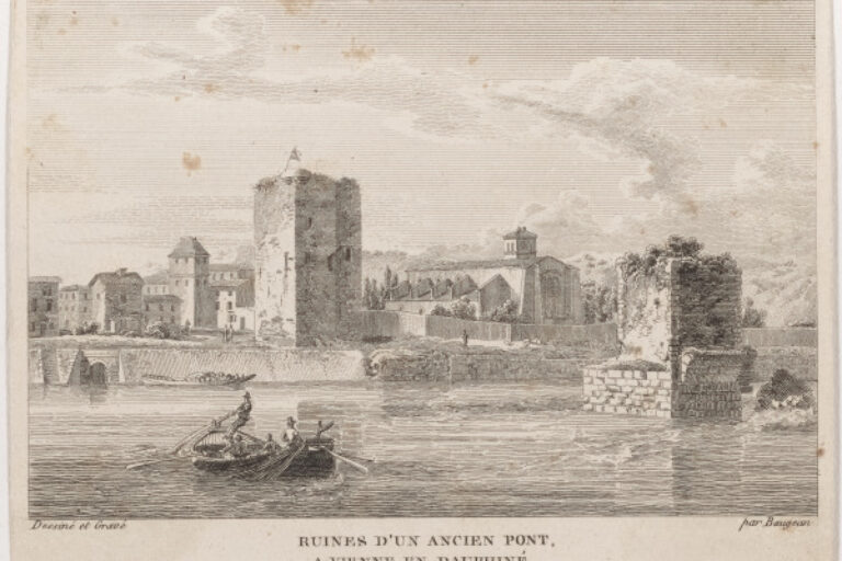 Ruines d’un Ancien Pont, A Vienne on Dauphiné Department de l’ Isère