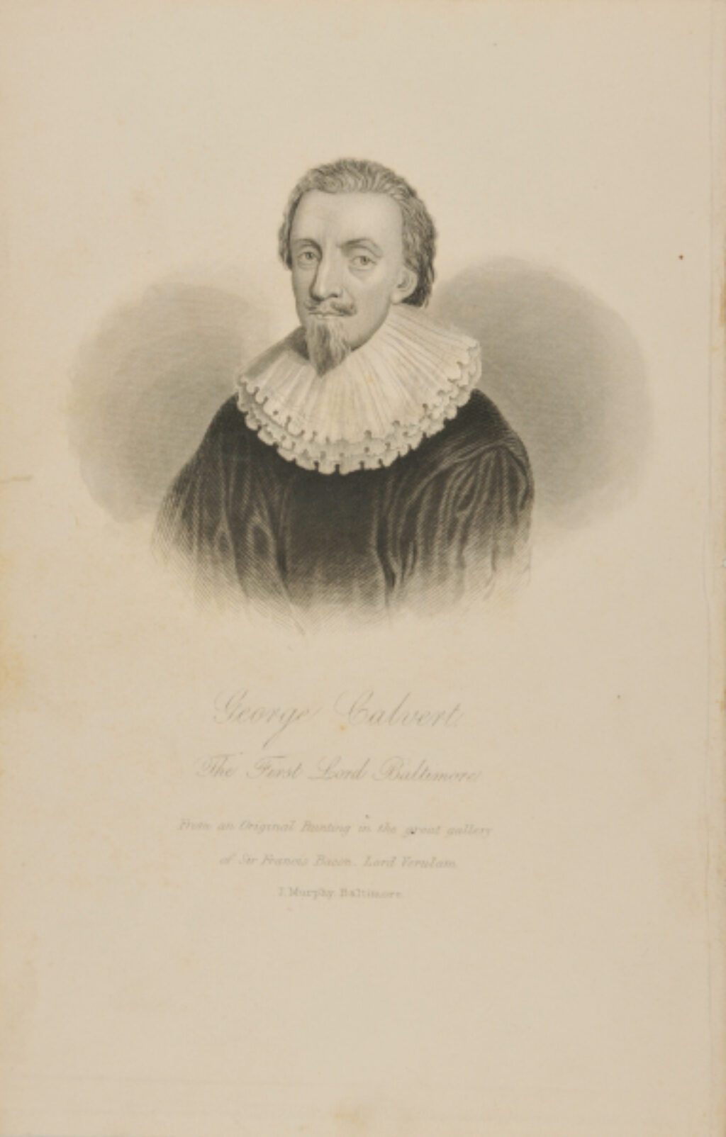 George Calvert, the First Lord Baltimore