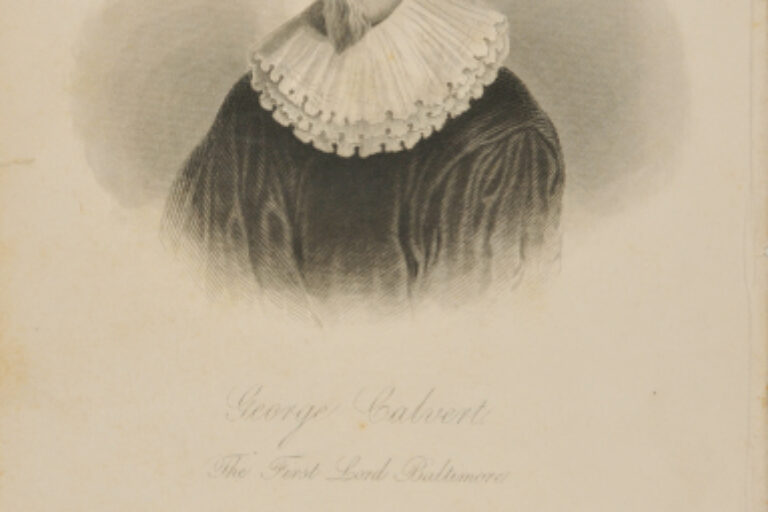 GEORGE CALVERT, THE FIRST LORD BALTIMORE