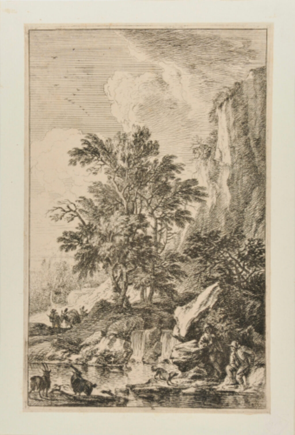 Two Goats by the Water