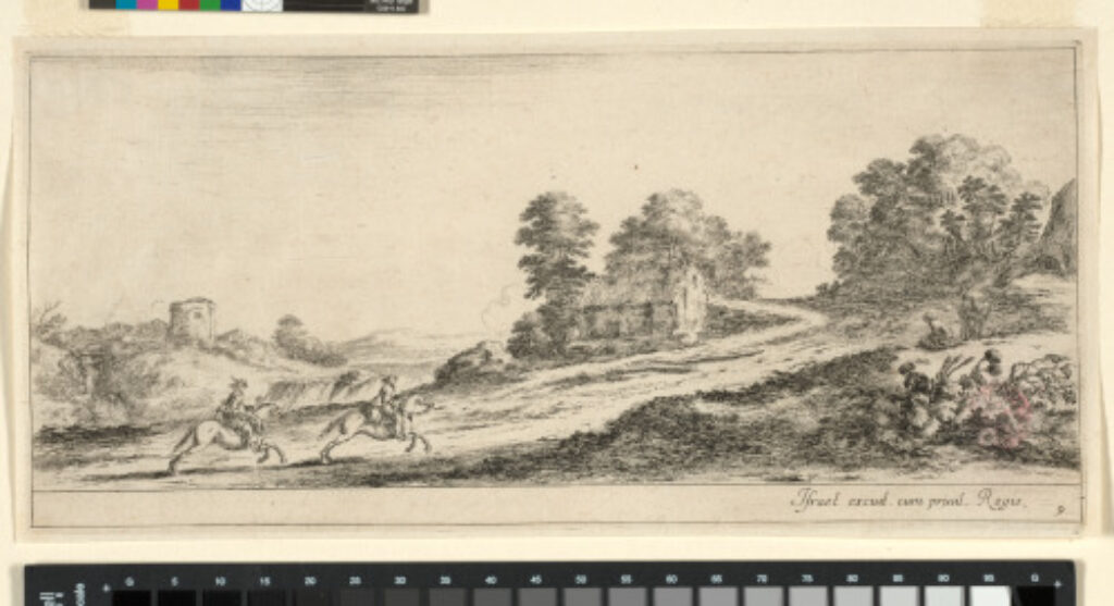 The Two Couriers on Horseback