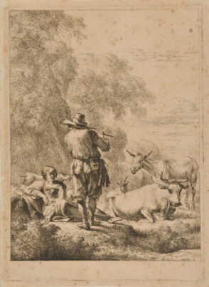 Le Pâtre Jouant du flageolet