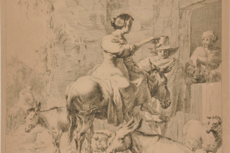 HALT AT THE INN DOOR