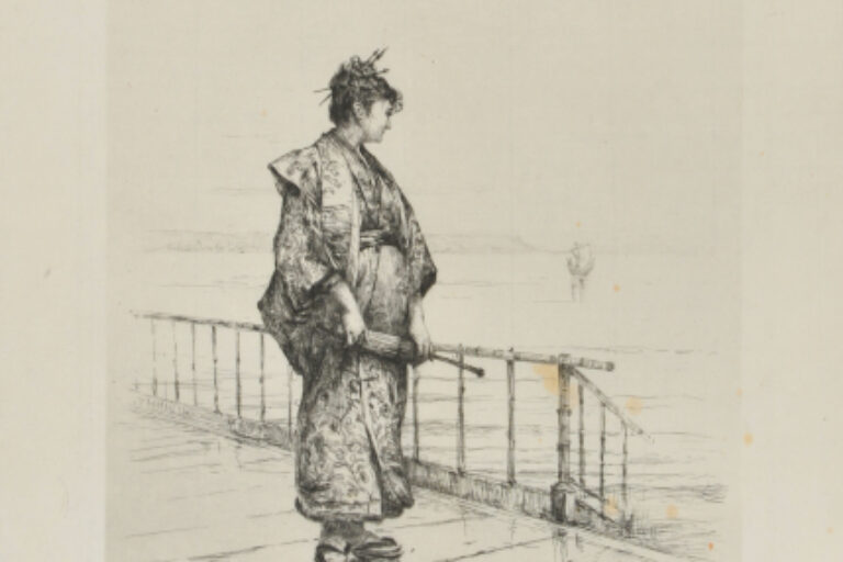 Japonaise au bord de la mar (Japanese girl by the sea)