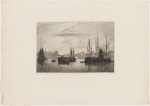 Vue de Fecamp, Prise de la Batterie de L’avant-Port