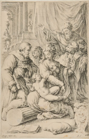 The Holy Family with Saints