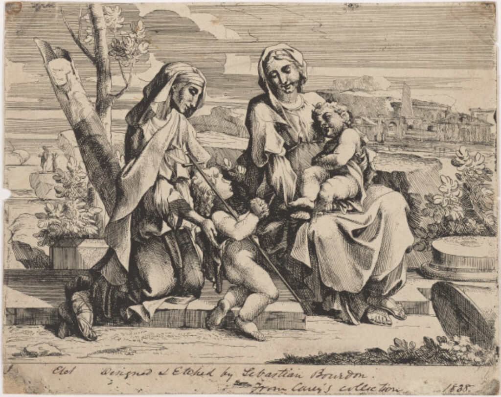 The Virgin and Child with Sts. Elizabeth and John - Image 1