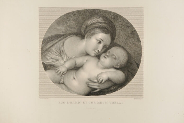 EGO DORMIO ET COR MEUM VIGILAT (THE VIRGIN WITH THE SLEEPING CHILD)