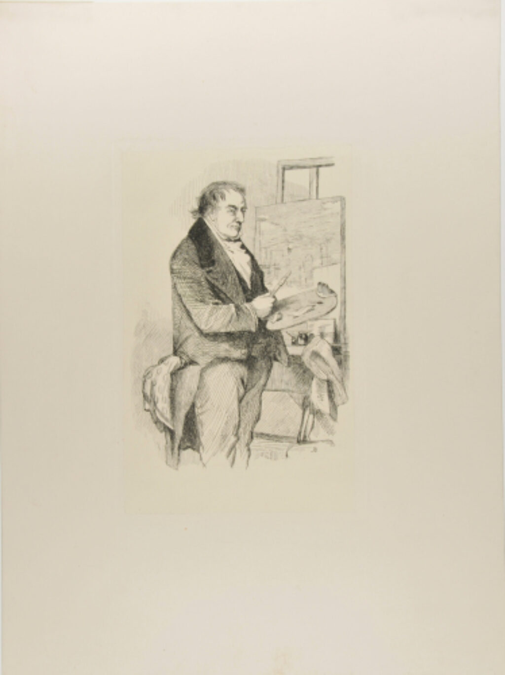 An Artist Painting a Picture