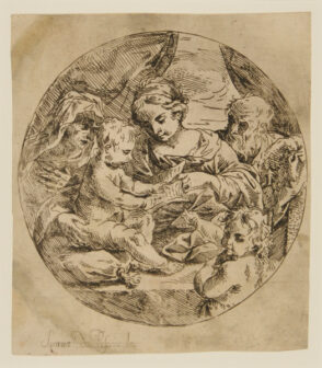 The Holy Family, with St. Elizabeth and St. John