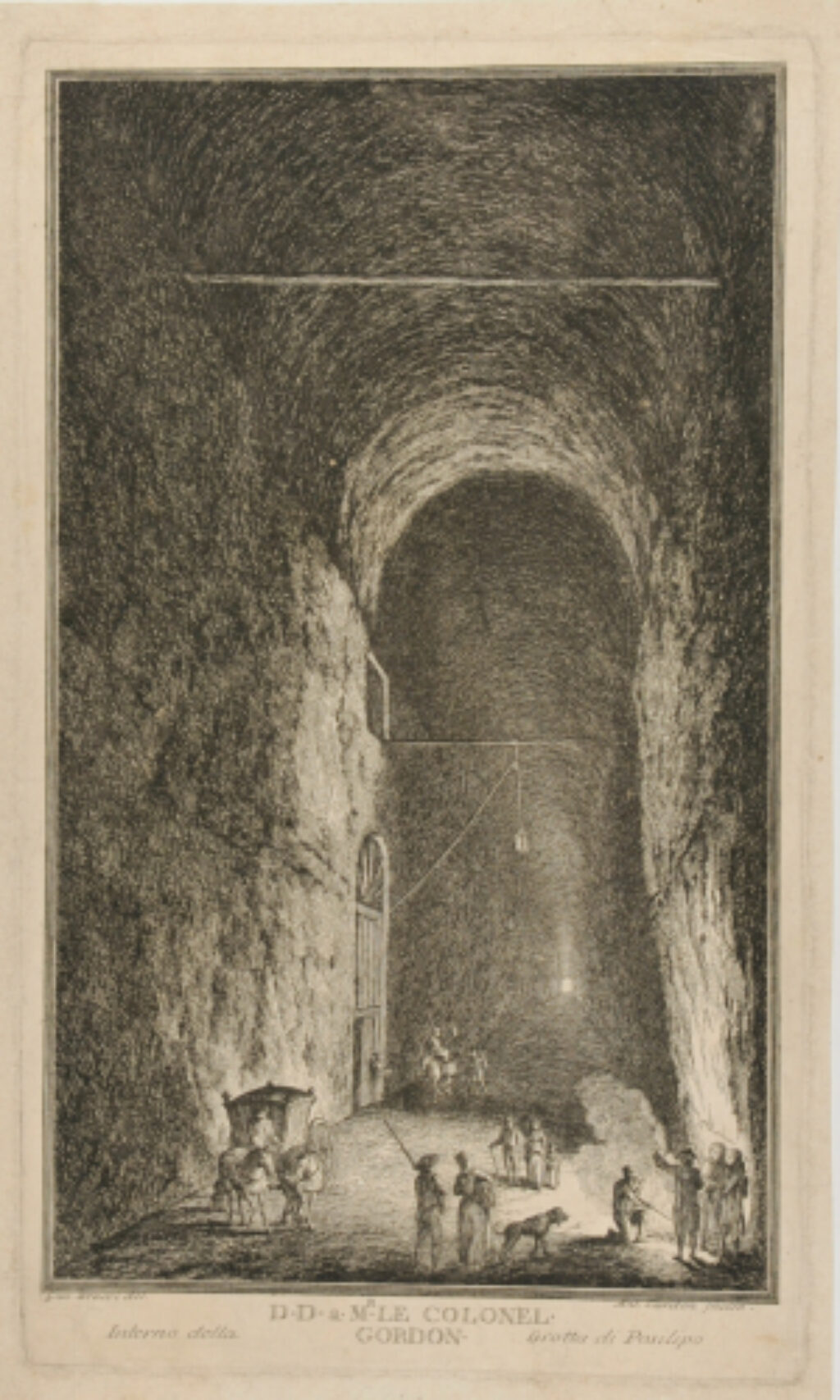 Interno della Grotta di Posilipo