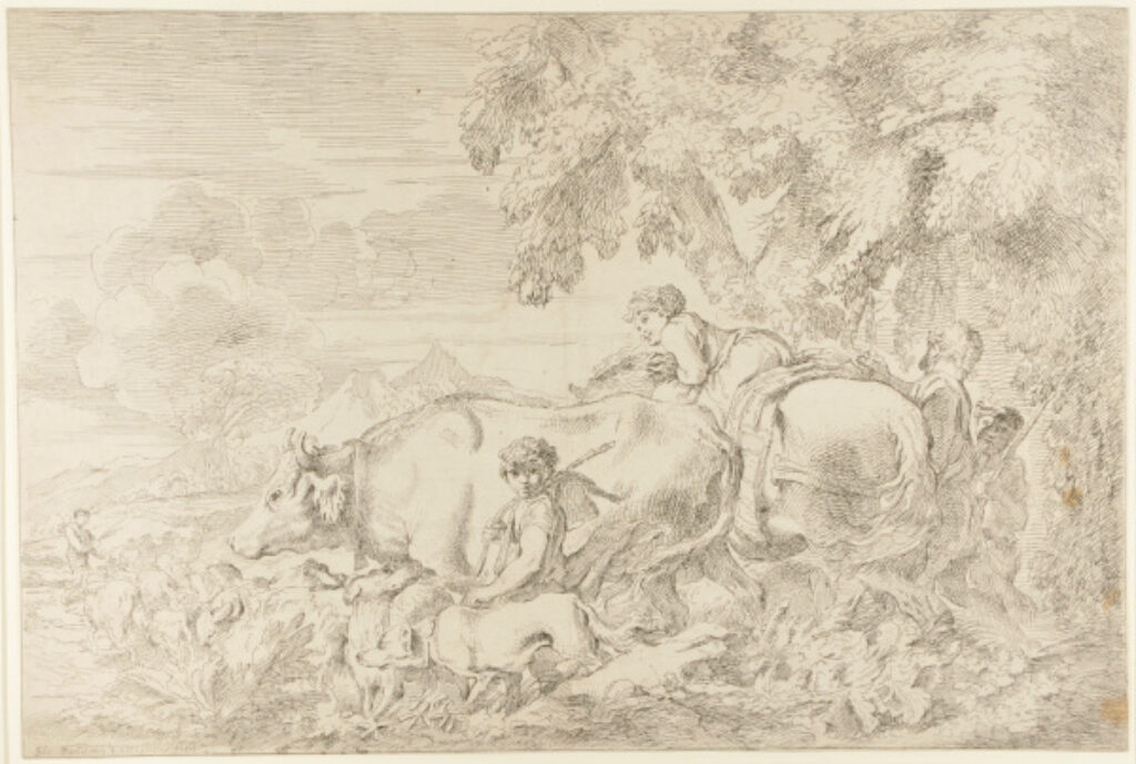 Landscape with Cattle and Shepherds