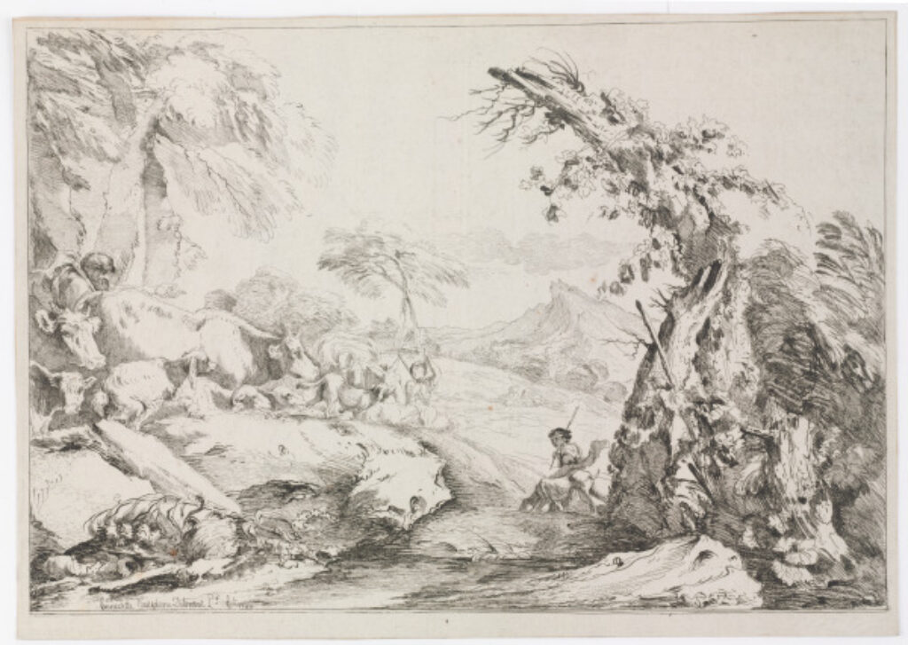 Landscape with Shepherds and Cattle - Image 2
