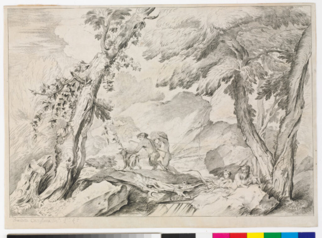 Landscape with Satyr Driving Goat - Image 1