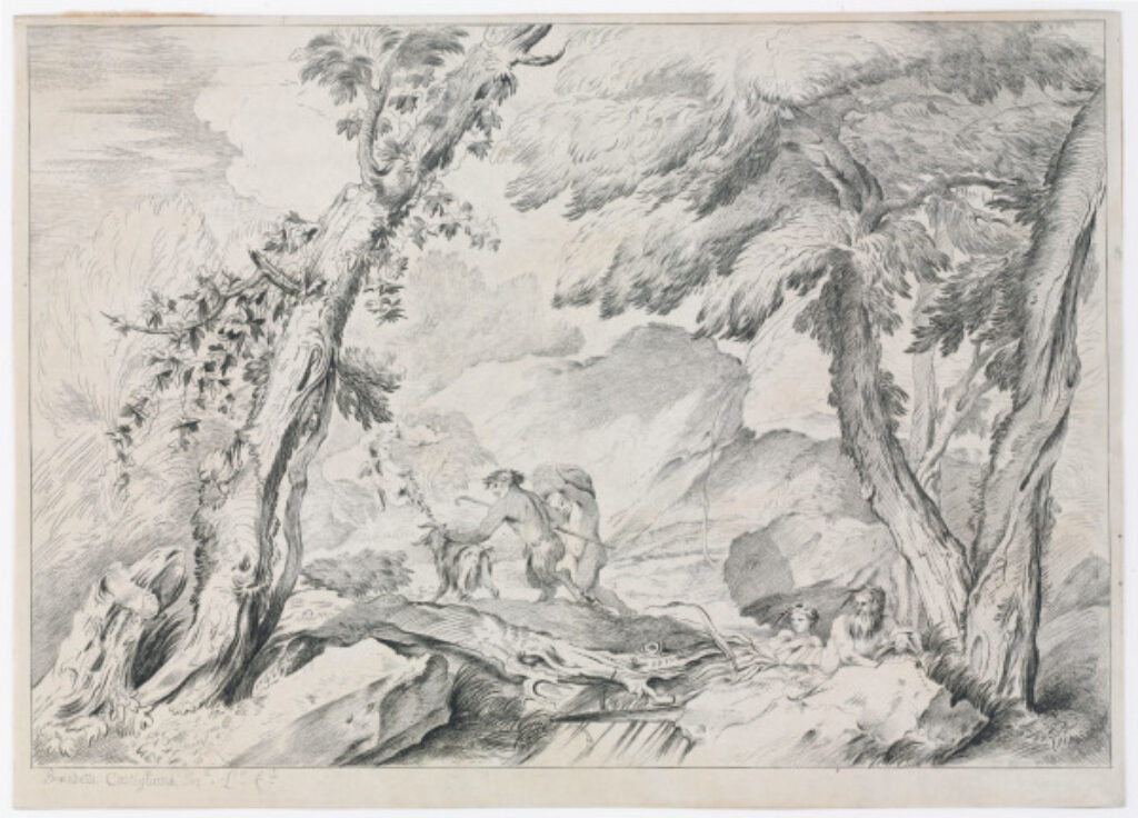 Landscape with Satyr Driving Goat - Image 2