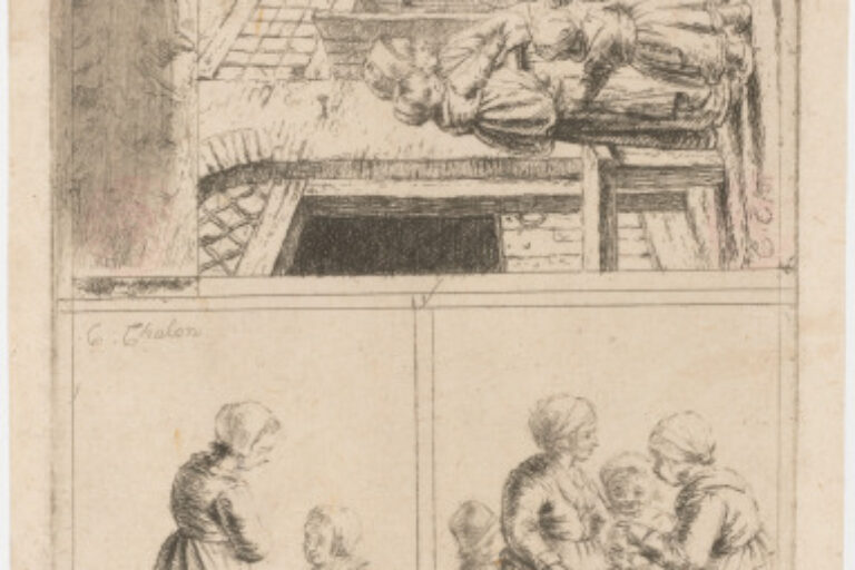 SKETCH PLATE: THREE SCENES ON ONE PLATE