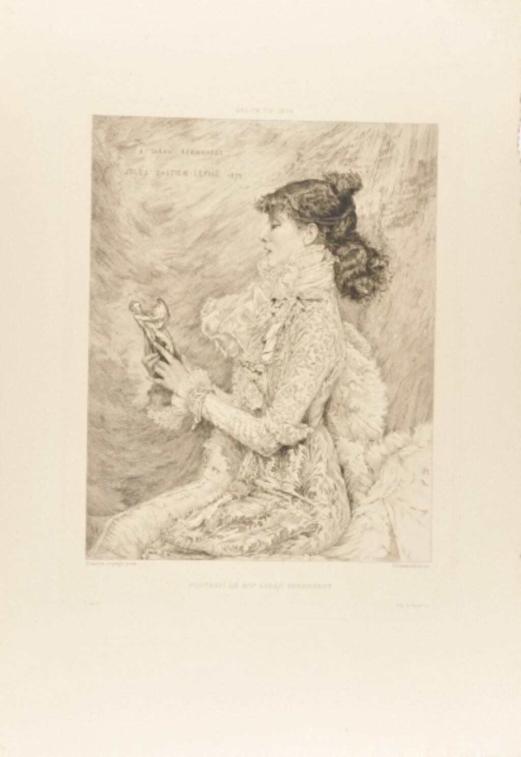 Portrait De M. LLE Sarah Bernhardt - Image 2