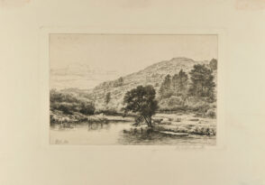 Landscape with Cattle in River