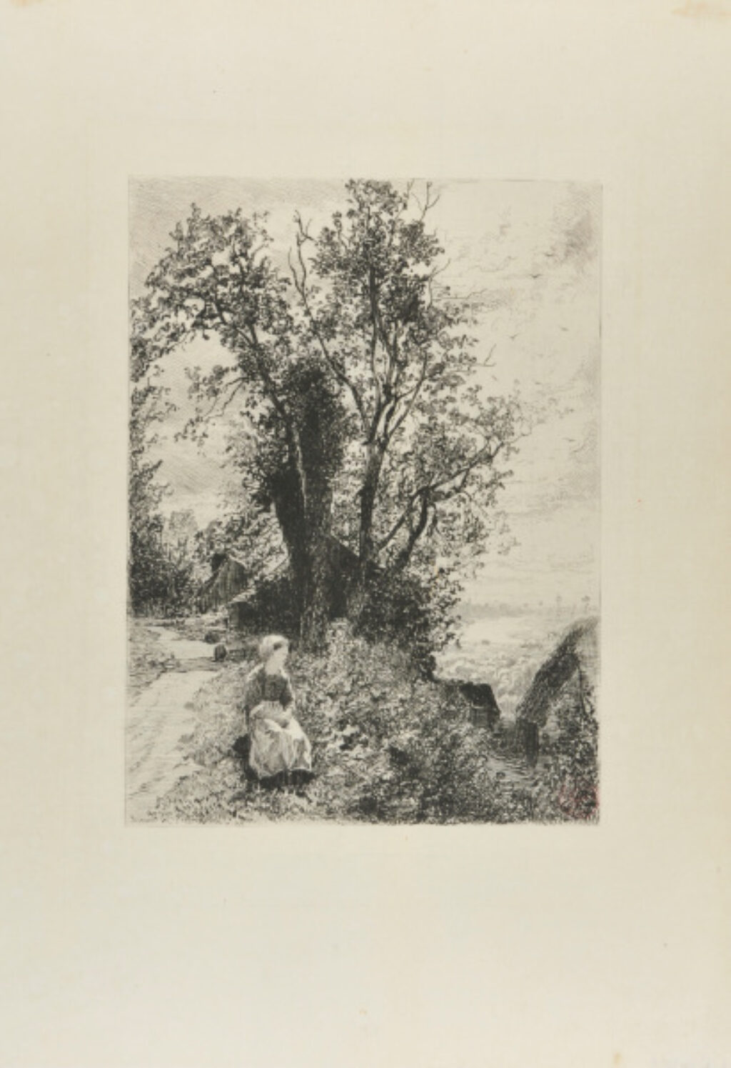 Chemin montant, à Auvers