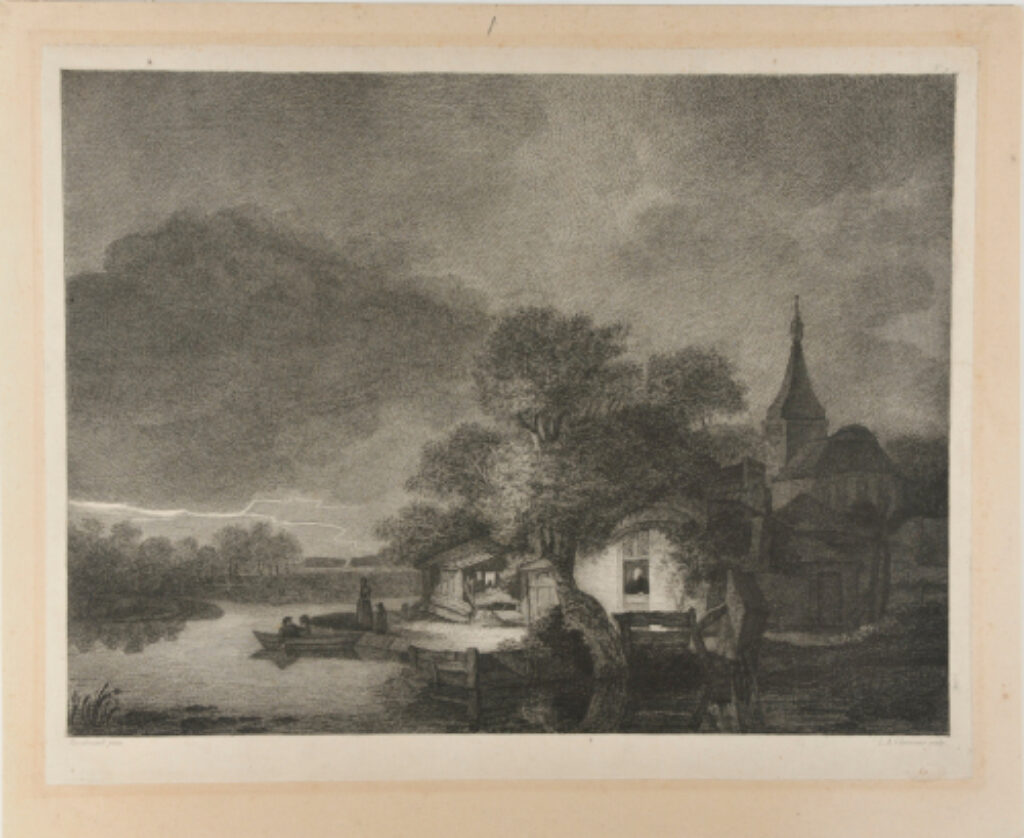 Landscape with Thunderstorm