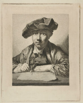 Self-Portrait of Georg Friedrich Schmidt of 1752