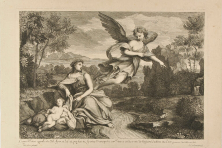 Hagar Consoled by the Angel in the Desert