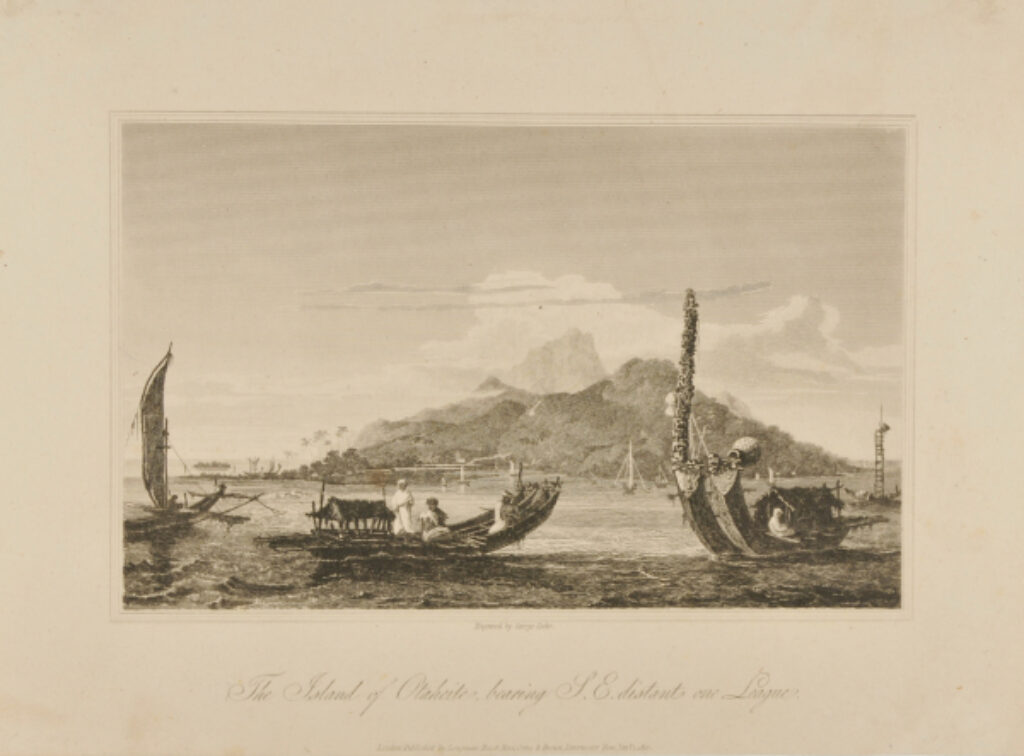 The Island of Otaheite, Bearing S. E. Distant One League