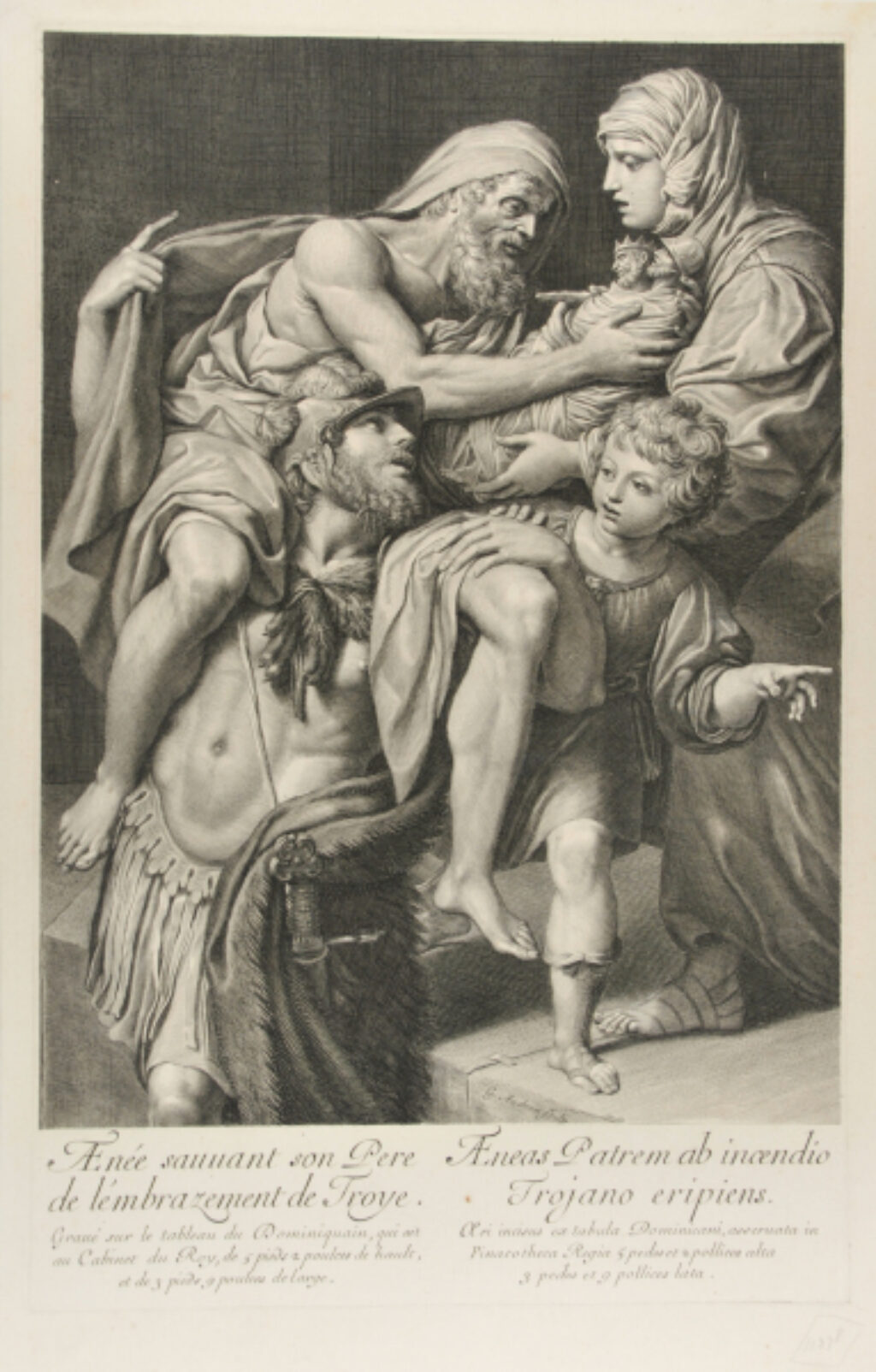 Aeneas Saving his Father from the Burning of Troy - Image 2