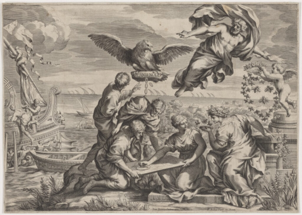 Geography Guiding the Needle of a Compass - Image 1