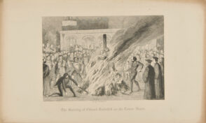 The Burning of Edward Underhill on the Tower Green