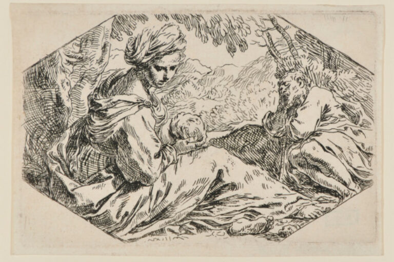 REST ON THE FLIGHT TO EGYPT (THE HOLY FAMILY)