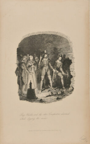 Guy Fawkes and the other Conspirators Alarmed While Digging the Mine