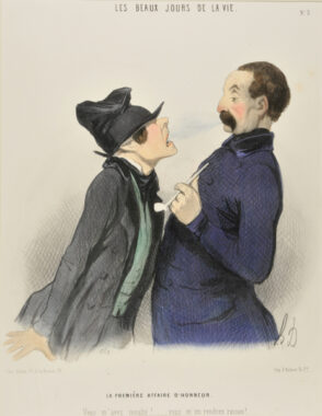 Plate 5 from the series “Les Beaux jours de la vie”