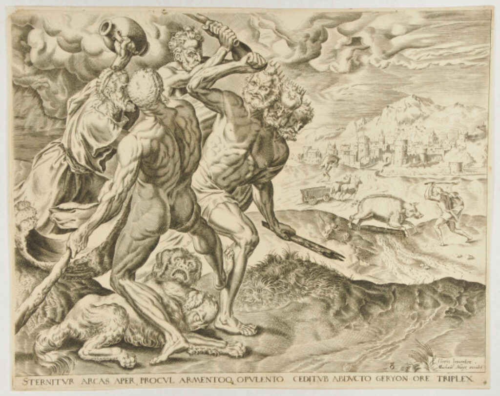 The Labors of Hercules (No. 8 Hercules Hunting the Erymanthian Boar)