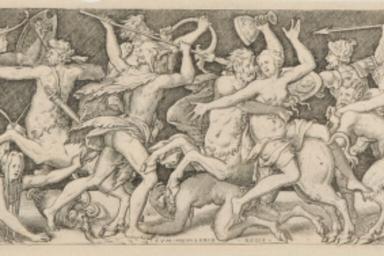 COMBAT BETWEEN CENTAURS AND LAPITHAE