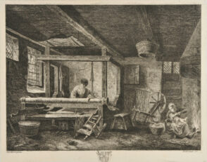 Interior, with Man at a Loom