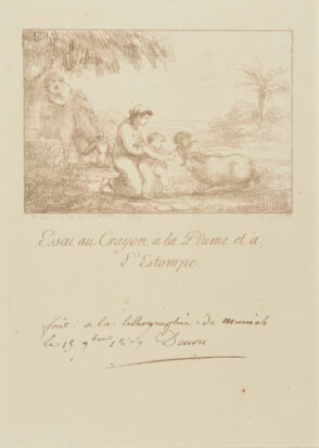 Essai au Grayon a la Plume et a L’Estompe