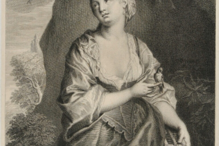 Young Girl with Bird on Her Finger