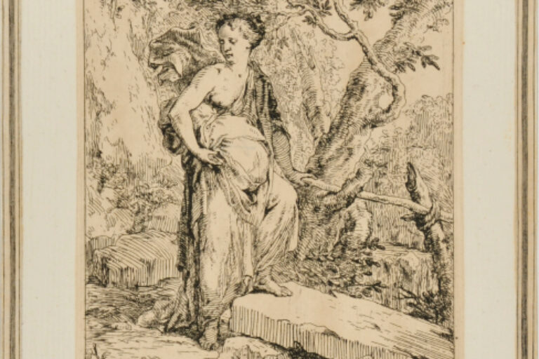HAGAR FLEEING INTO THE DESERT