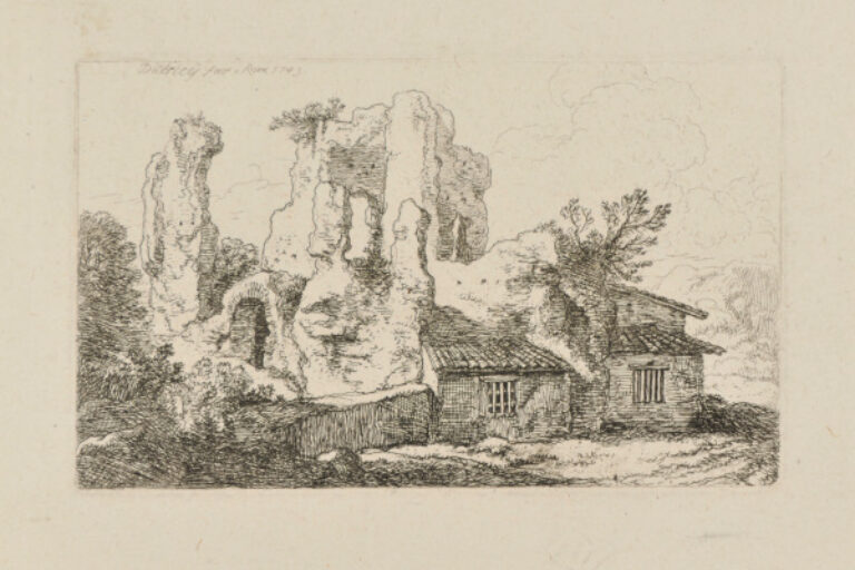 COTTAGE BUILT IN AN ANCIENT RUIN