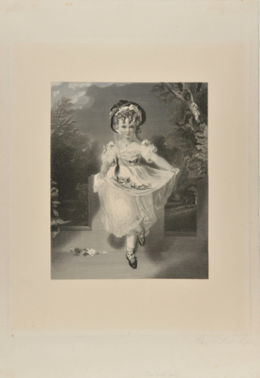 The Child with Flowers