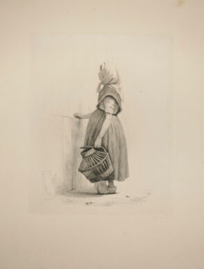 Woman Selling Chickens