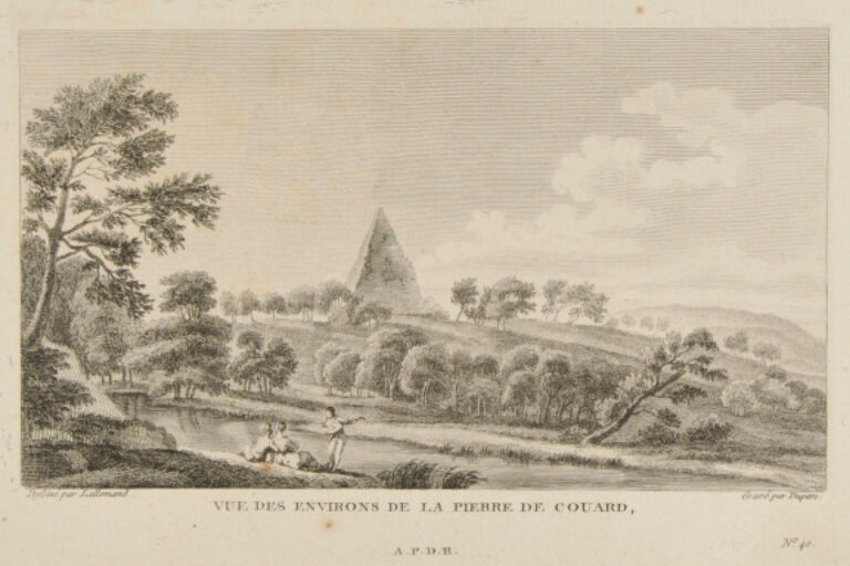 Vue Des Environs De La Pierre De Couard