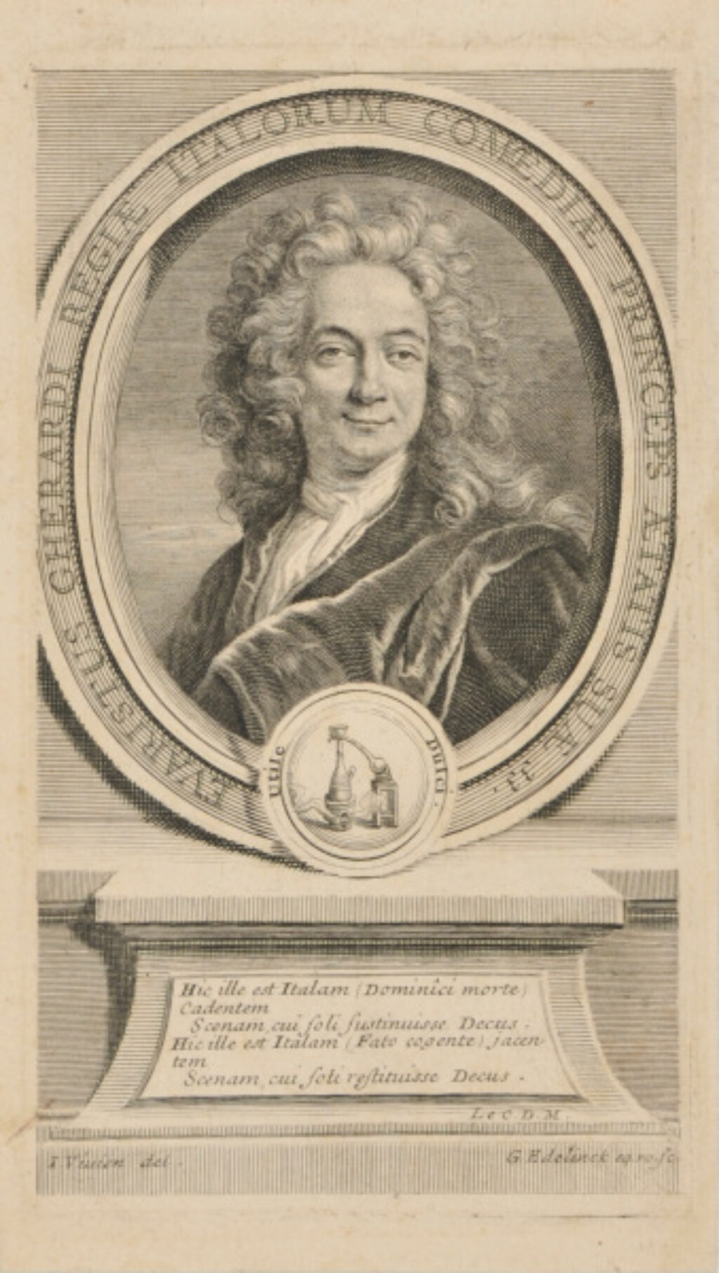 Evaristus Gherardi Regiae Italorum Comoediae Princeps Aetatis Suae 33