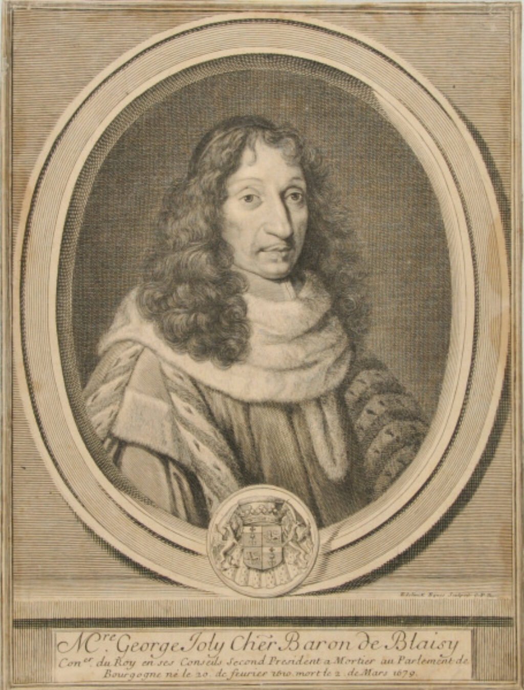 Mre. George Ioly Chér Baron de Blaisy