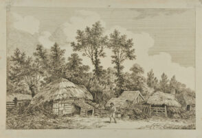 Landscape, with Thatched Cottage
