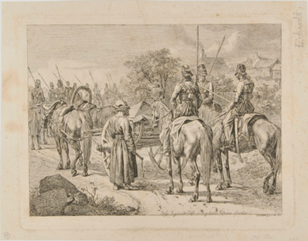 Russian Regiment Escorted by Cossacks - Image 2