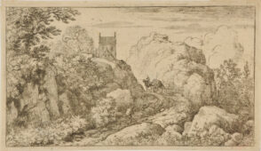 A Cart on a Mountain Road